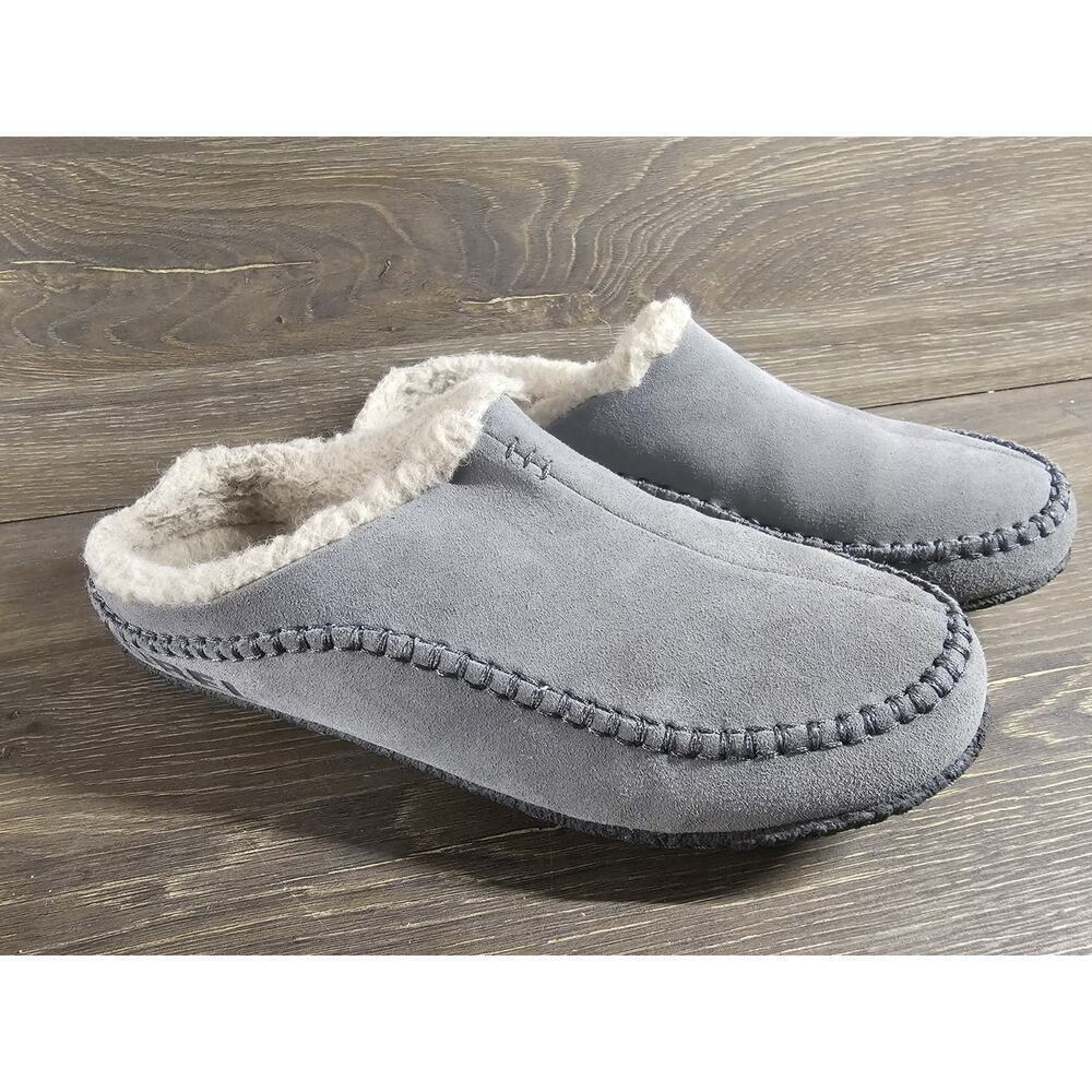 Sorel Falcon Ridge II Mens Size 9 Slippers Quarry Grey/Black NM3462-052